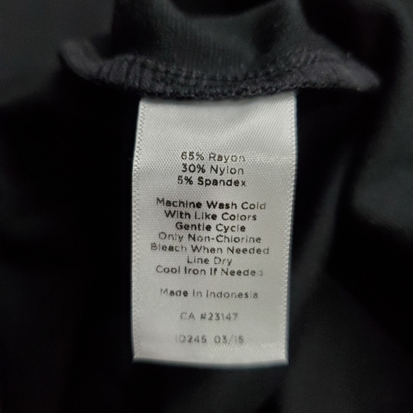 SALE: Talbots Black Zipper Ankle Leggings. Good Condition! - Picture 5 of 5